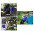 Solar Oxygen Pump Large Capacity Lithium Battery Silent Usb Charging Aquarium Fish Tank Air Pump Solar panel   black charge pump