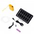 Solar Oxygen Pump Large Capacity Lithium Battery Silent Usb Charging Aquarium Fish Tank Air Pump Solar panel   black charge pump