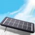 Solar Oxygen Pump Large Capacity Lithium Battery Silent Usb Charging Aquarium Fish Tank Air Pump Solar panel   black charge pump