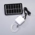 Solar Oxygen Pump Large Capacity Lithium Battery Silent Usb Charging Aquarium Fish Tank Air Pump Solar panel   black charge pump