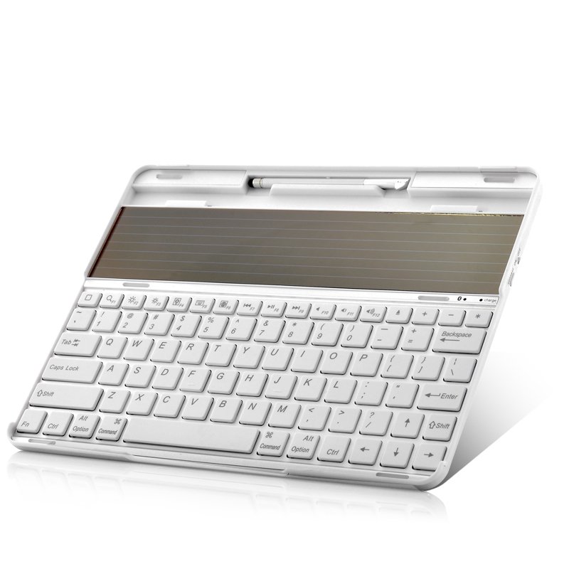 Solar Power Bluetooth Keyboard for Tablets