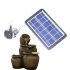Solar Panel Water Pump Ceramic Water Tank USB Quiet Brushless Motor Submersible Decoration 3W solar panel