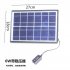 Solar Panel Water Pump Ceramic Water Tank USB Quiet Brushless Motor Submersible Decoration 3W solar panel