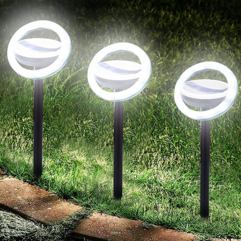 Solar Pathway Lights 12LED Solar Powered Outdoor IP65 Waterproof Landscape Lights Decoration For Garden Yard Patio white light solar lawn light