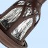 Solar Pathway Lights Outdoor 10 Pack Waterproof Auto On Off Outdoor Solar Lights For Yard Landscape Path Lawn Patio Walkway Brown   white light