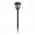 Solar Pathway Lights Outdoor 10 Pack Waterproof Auto On Off Outdoor Solar Lights For Yard Landscape Path Lawn Patio Walkway Brown   colorful