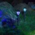 Solar Pathway Lights Outdoor 10 Pack Waterproof Auto On Off Outdoor Solar Lights For Yard Landscape Path Lawn Patio Walkway Brown   colorful