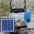 Solar Pond Aerator Solar Powered   USB Powered Pool Fish Tank Oxygenator Oxygen Aerator Home Pool Fish Tank model Blue 003
