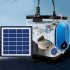 Solar Pond Aerator Solar Powered   USB Powered Pool Fish Tank Oxygenator Oxygen Aerator Home Pool Fish Tank model Blue 003