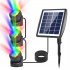Solar Pond Lights  IP68 Waterproof Fountain Lights  LED RGB LED Underwater Spotlights Color Changing Submersible Fountain Lights For Garden Courtyard Aquarium T