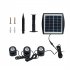 Solar Pond Lights  IP68 Waterproof Fountain Lights  LED RGB LED Underwater Spotlights Color Changing Submersible Fountain Lights For Garden Courtyard Aquarium T