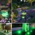 Solar Pond Lights  IP68 Waterproof Fountain Lights  LED RGB LED Underwater Spotlights Color Changing Submersible Fountain Lights For Garden Courtyard Aquarium T