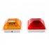 Solar Post Cap Lights  Solar Strobe Warning Light With Auto On Off IP54 Waterproof LED Solar Powered Fence Deck Light For Bridges  Ships  Garden red