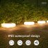 Solar Post Lights With 2 Light Modes Clear Lampshade IP65 Waterproof Solar Deck Fence Cap Light Warm Light Outdoor Square Street Lamp For Garden Patio Square tr