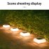Solar Post Lights With 2 Light Modes Clear Lampshade IP65 Waterproof Solar Deck Fence Cap Light Warm Light Outdoor Square Street Lamp For Garden Patio Square tr