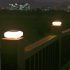 Solar Post Lights With 2 Light Modes Clear Lampshade IP65 Waterproof Solar Deck Fence Cap Light Warm Light Outdoor Square Street Lamp For Garden Patio Square tr