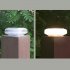 Solar Post Lights With 2 Light Modes Clear Lampshade IP65 Waterproof Solar Deck Fence Cap Light Warm Light Outdoor Square Street Lamp For Garden Patio Square tr