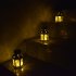 Solar Power Led Hanging Wind Lamp Vintage Lanterns Light Decoration for Outdoor Garden Terrace Balcony