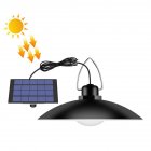 Solar Power Pendant Lights Outdoor Waterproof Energy Saving Yard Garden Garage Decoration Lamp one head