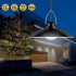 Solar Power Pendant Lights Outdoor Waterproof Energy Saving Yard Garden Garage Decoration Lamp Four heads