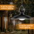 Solar Power Pendant Lights Outdoor Waterproof Energy Saving Yard Garden Garage Decoration Lamp one head