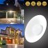 Solar Power Pendant Lights Outdoor Waterproof Energy Saving Yard Garden Garage Decoration Lamp three head