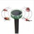 Solar Power Ultrasonic Snake Mouse Pest Repeller Dispeller 1Pc