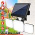 Solar Powered 112led Wall Lamps 280000lm Outdoor Motion Sensor Flood Light TG TY05121 3 head