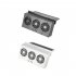 Solar Powered Car Exhaust Fan 3 Cooler 5000Rpm Solar Energy Cooling Vent Exhaust Fans Portable Air Vent Radiator black