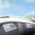 Solar Powered Car Exhaust Fan 3 Cooler 5000Rpm Solar Energy Cooling Vent Exhaust Fans Portable Air Vent Radiator black