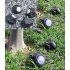 Solar Powered Decorative Resin Stone Spot Light  Outdoor Water Resistant 4 LED Landscape Lamp Light control imitation stone lamp