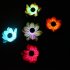 Solar Powered LED Flower Light Lotus Shape Floating Pond Garden Pool Lamp white