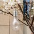 Solar Powered LED Hanging Lamp with Light Sensor Decorative Bulb Lawn Lamp for Outdoor Garden Camping  Color Light Source  green