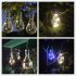 Solar Powered LED Hanging Lamp with Light Sensor Decorative Bulb Lawn Lamp for Outdoor Garden Camping