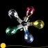 Solar Powered LED Hanging Lamp with Light Sensor Decorative Bulb Lawn Lamp for Outdoor Garden Camping