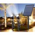 Solar Powered LED Lawn Light Waterproof Outdoor Landscape Patio Garden Lawn Solar Spotlight Lamp 1 drag 2 6W Blu ray