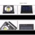 Solar Powered Led Wall Light Body Sensing Lens Lamp Cob Outdoor Ip65 Waterproof Garden Villa Street Lights Lens double lamp