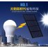 Solar Powered Outdoor LED Camping Bulb Light Sensor Tent Lamp Home Emergency Light With frame