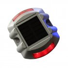Solar Powered Raised Road Stud Light for Pathway Courtyard Deck Dock Red always on