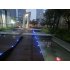 Solar Powered Raised Road Stud Light for Pathway Courtyard Deck Dock Blue always on
