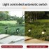 Solar Powered Spotlight 4LED Lamp Waterproof Solar Spotlight In Ground Landscape Wall Light Outdoor Lighting white light