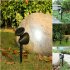 Solar Powered Spotlight 4LED Lamp Waterproof Solar Spotlight In Ground Landscape Wall Light Outdoor Lighting white light