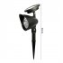 Solar Powered Spotlight 4LED Lamp Waterproof Solar Spotlight In Ground Landscape Wall Light Outdoor Lighting white light