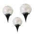 Solar Rechargeable LED Ball Light Color Changing Solar Globe Lamp For Bar Yard Patio Pool Pathway Nightlight Relax Decoration Small hockey puck 10cm