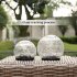 Solar Rechargeable LED Ball Light Color Changing Solar Globe Lamp For Bar Yard Patio Pool Pathway Nightlight Relax Decoration Small hockey puck 10cm