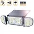 Solar Security Light 164led 3 head Flood Lights Waterproof Outdoor Garage Infrared Motion Sensor Wall Lamp