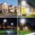 Solar Street Lights Outdoor Waterproof Wall Mounted Lighting With Motion Sensor Remote Control LED Solar Street Lamp For Courtyards Gardens Streets Courts Garag