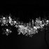 Solar String Lights 20 LED 15 Feet Snowflake Solar Powered String Lights  Warm White