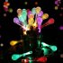 Solar String Lights  21FT 30 LED Water Drop Fairy Lights  Christmas Solar Rope Light for Indoor Outdoor Garden Holiday Party Decorations 