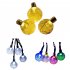 Solar String Lights 60 LED 36FT 8 Modes Waterproof Colorful Solar Globe String Lights For Outdoor Garden Yard Wedding Party Decoration warm light